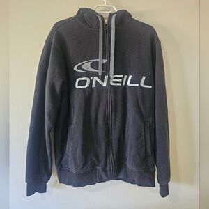 O'Neill Men's XXL Full Zip Black Hoodie